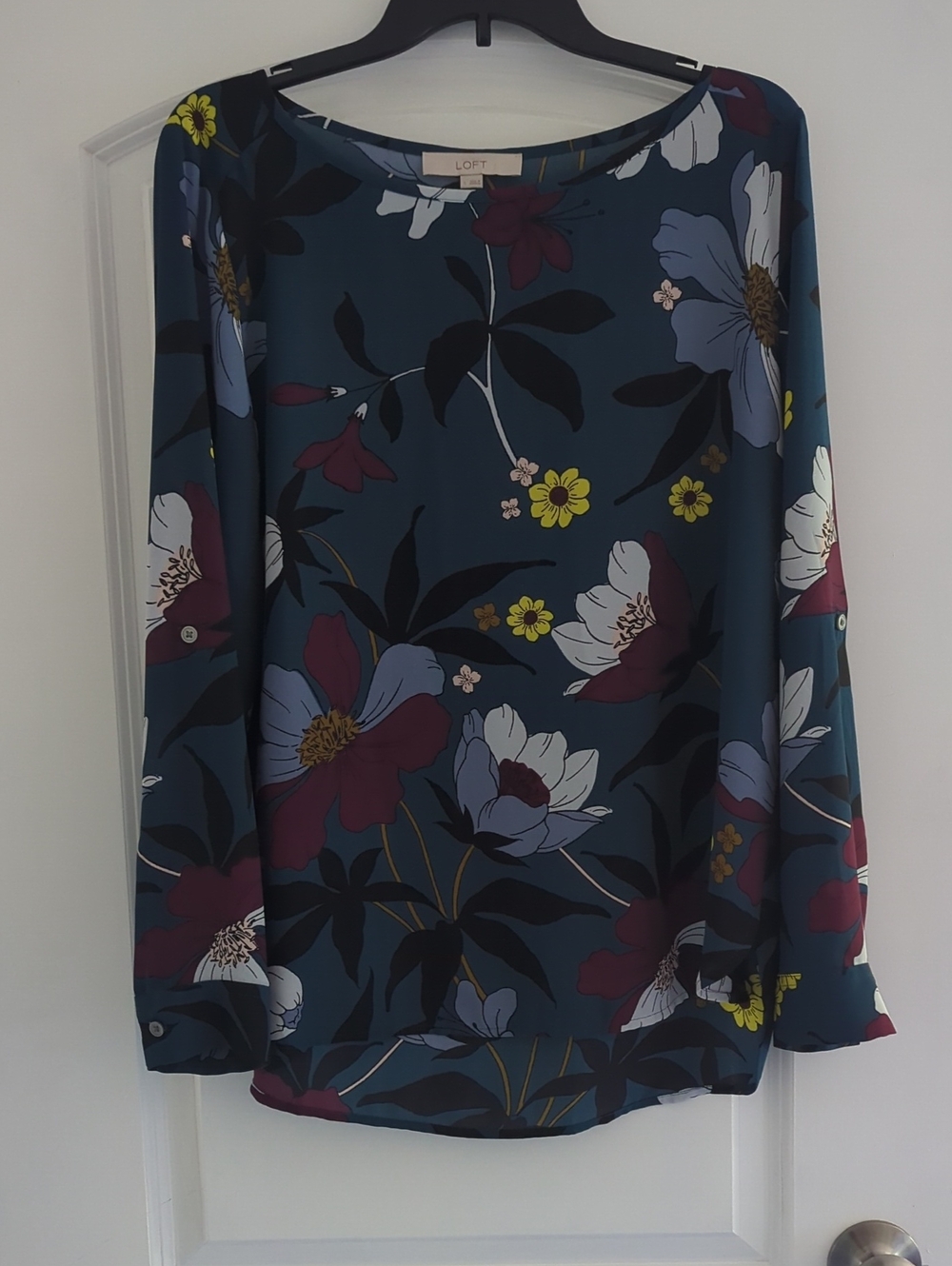 Ann Taylor Loft Floral Blouse